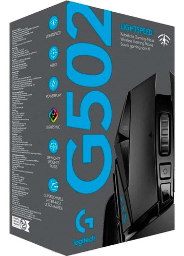 Mouse Logitech G502 Lightspeed Wirelees Gaming Color Negro