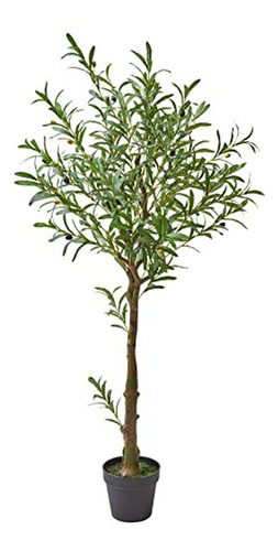 Árbol De Olivo Artificial Con Maceta - Deco Oficina/casa