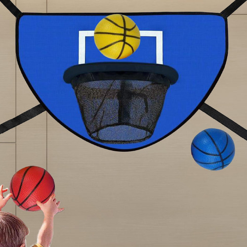 Juego De Aro De Baloncesto De Trampolín Con 3 Baloncesto Y
