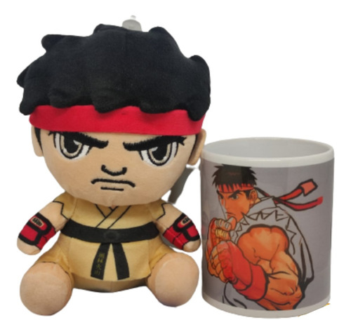 Peluche Ryu Promo Street Fighter Más Taza