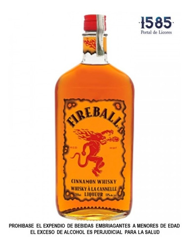 Whisky Fireball  Red Hot 750ml - mL a $88