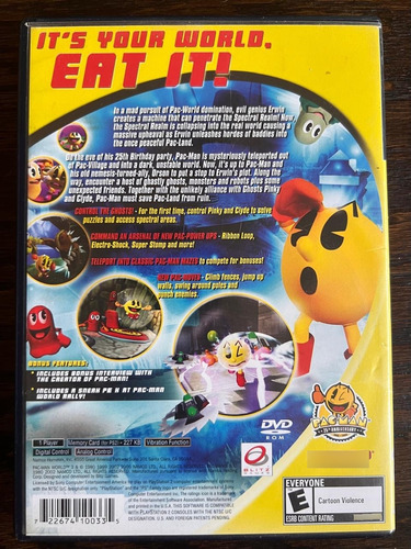 Pac-man World 3 Namco Ps2 (Usado)
