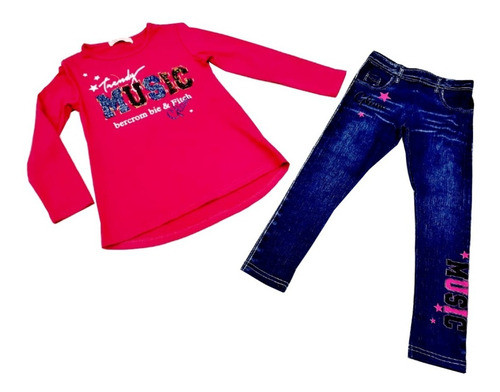 Conjunto Invierno Niña Leggings 2 Piezas Yimai Yf1060