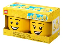 Comprar Lego Storage Set De 6 Cabezas Contenedores De Almacenamiento