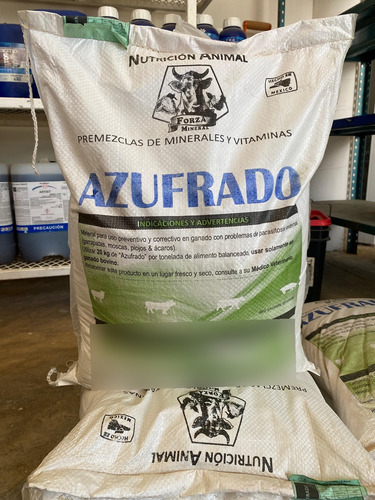Sal Mineral Vitaminada Azufrado 20 Kg Antigarrapata