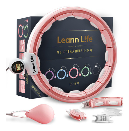 U5-16 Knots Waist 28- 46, Silent Smart Weighted Hula Hoop