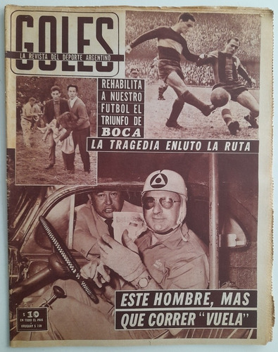 Revista Goles 801 - Boca Barcelona River Juventus Año 1963