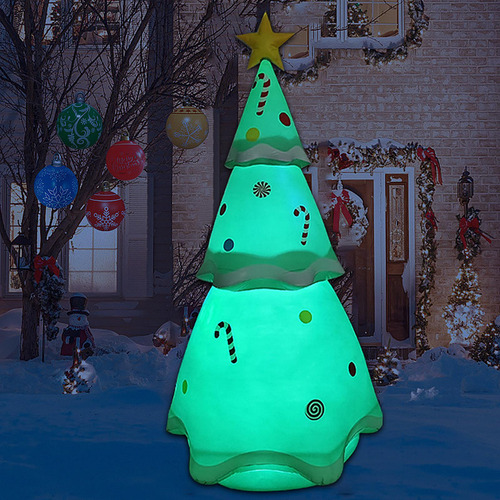 Rbol De Navidad Inflable, Regalo, Decoración Navideña Para