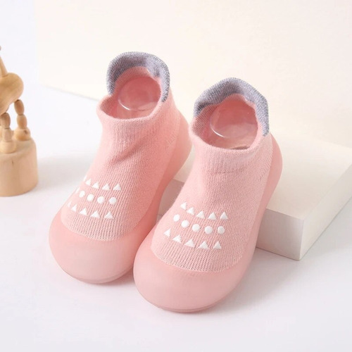 Zapatos Media Con Suela Antideslizante Bebes Y Niños
