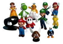 Comprar Set Con 12 Muñecos De Colección Mario Bros Yoshi Luigi Y Más