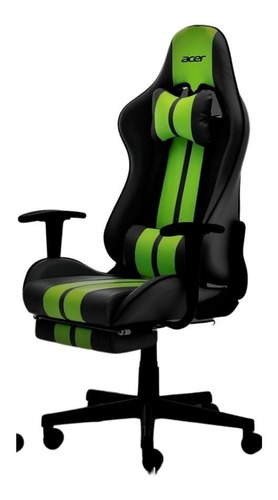 Silla Gamer Acer Speed Giratoria Reclinable Con Apoya Pies