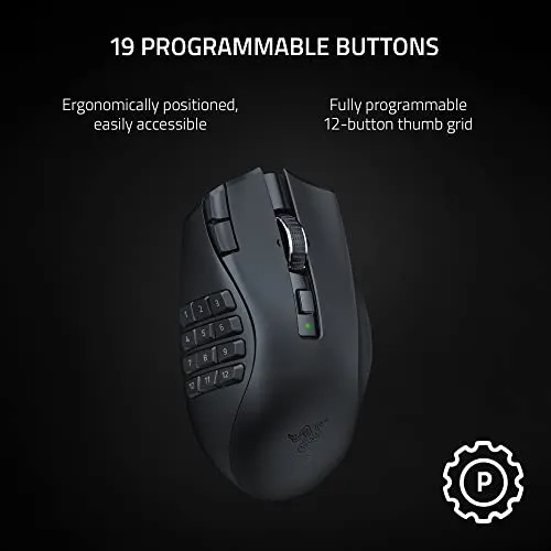 Mouse Innalambrico Razer Naga V2 Pro Focus 30k Dpi 19 Boton