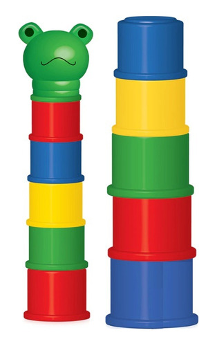 Torre Apilable Y Encastre Mi Rana Juego Bebe Antex 2277 Ed