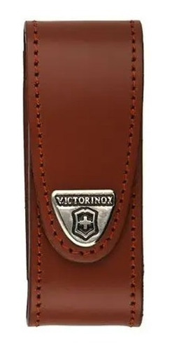 Funda De Piel Negra O Café Para Navaja Victorinox De 91mm Color Negro Y Cafe