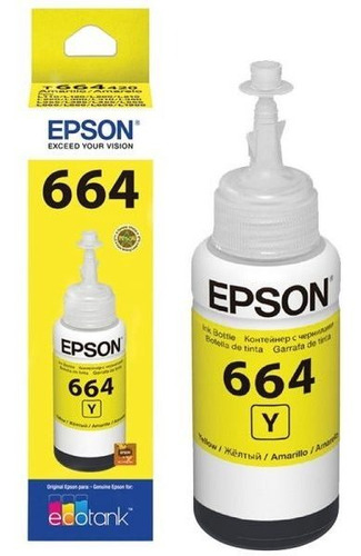 Epson T664 Amarillo L380 386 395 396 495 606 656 1455