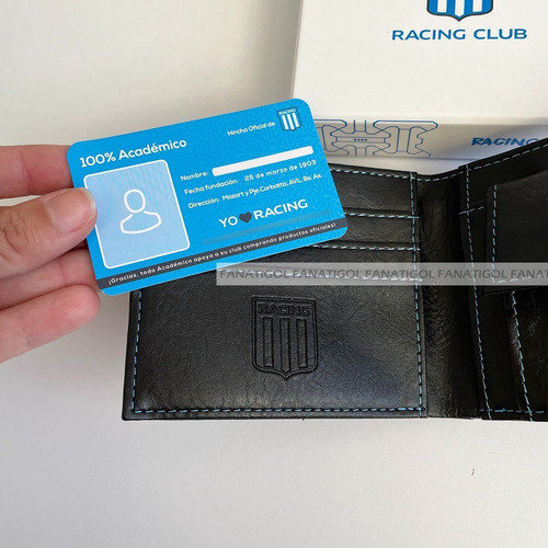 Imagen 2 de 10 de Billetera Racing Club Con Licencia Oficial