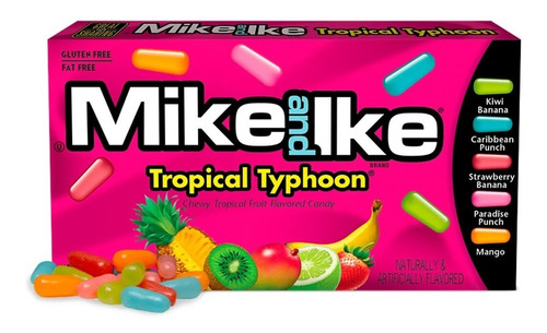 Imagen 1 de 1 de Dulces Americanos Mike And Ike Tropical Typhoon