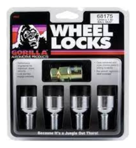 Birlos De Seguridad Gorilla 12x1.5 Vw Jetta A2 Todos