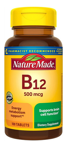 Suplemento Vitamina B-12  500 Mg Apoyo - L a $1189