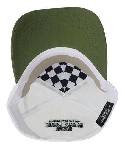 Imagen 5 de 5 de Gorra Black Label Biker Speed Division Trucker Retro