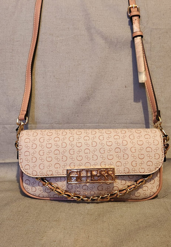 Bolsa Guess 971120 Rosa Claro Monograma Rosa Claro
