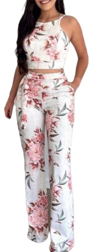 Conjunto De Pantalones Estampados Casuales Para Mujer, Estil
