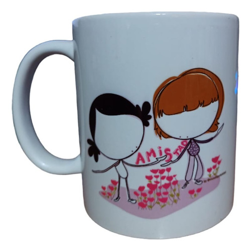 Taza Ceramica Cuento Contigo Amor Amistad