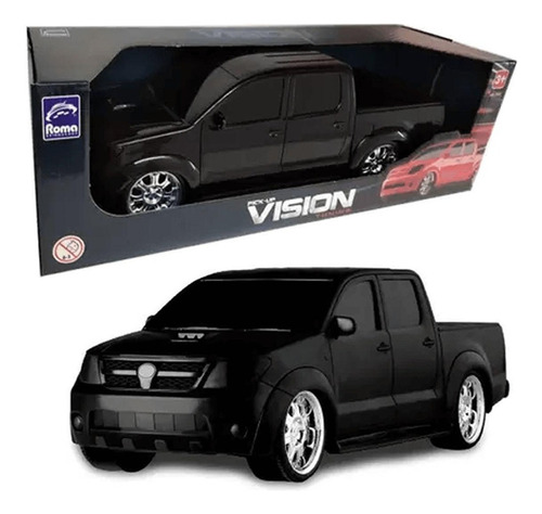 Camioneta Pickup Vision Tuning Roma Simil Toyota Hilux Color Blanco Personaje Tunning