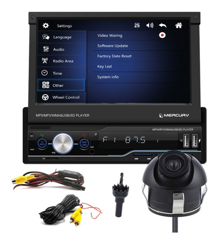 Stereo In Dash Pantalla Bluetooth + Camara Estacionamiento