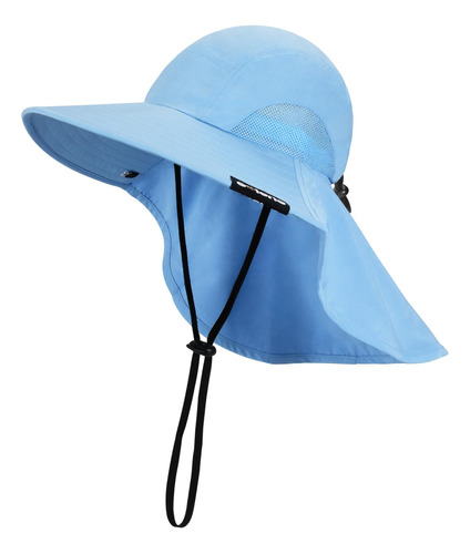 Sombrero Para El Sol Para Mujer Con Protección Uv Ala Ancha 