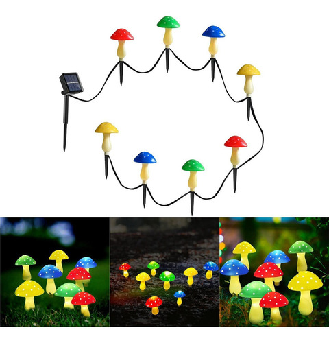 Seta Impermeable Luces Solares Jardín Tierra Decorativa