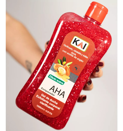 Kai Exfoliante Corporal Aha Y Aceite De Aragan 1000ml Fragancia Suave