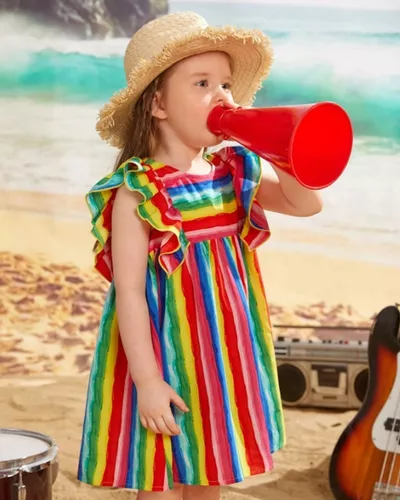 Vestido Playero Niña Ninas | MercadoLibre