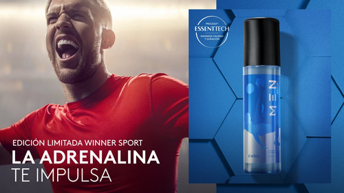 Men Active Colonia Refrescante Para Hombre Ésika 200ml