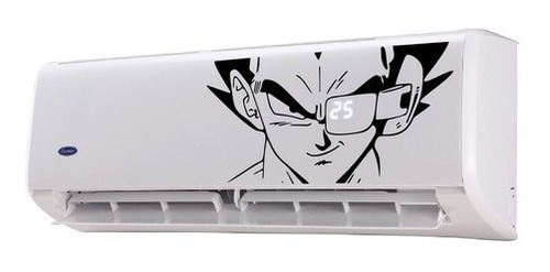 Vinilo Decorativo Vegeta Dragon Ball Z Aire Acondicionado