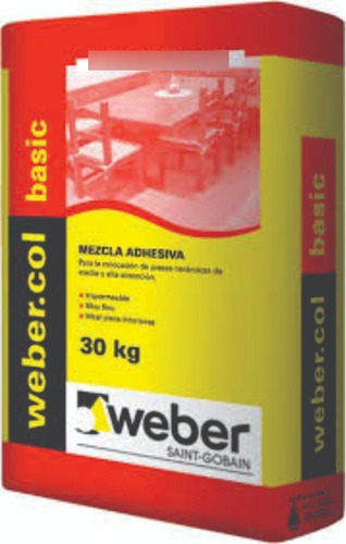 Pegamento Adhesivo Weber  Basic 