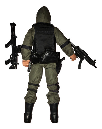 Figura Hunk Custom Revelations 2, Escala 1/6 Tipo Gi Joe (Reacondicionado)