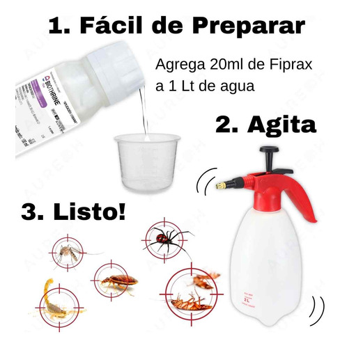 Insecticida Mata Chinches Mosca Cucaracha Biothrine Flow 100