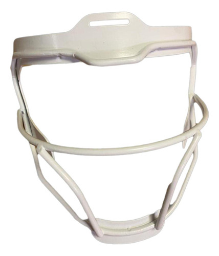 Máscara De Bateo De Softbol Protectores Faciales Blanco