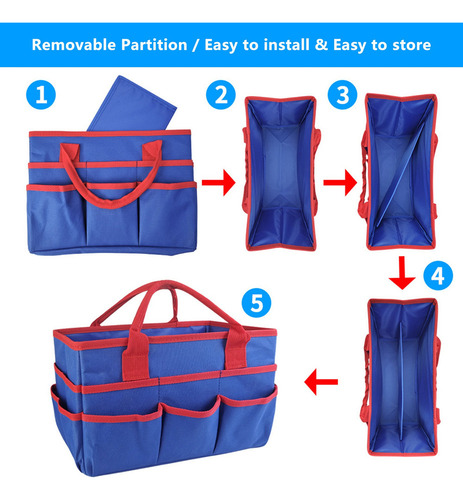 Bolso De Mano Con MĂșltiples Bolsillos Para Maestros, Bolsa P