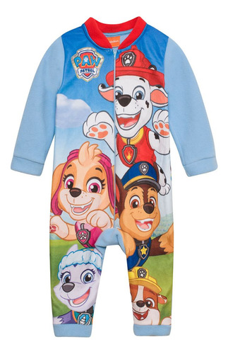 Pijama Enterito Plush Polar Paw Patrol® Chase Marshall Sky