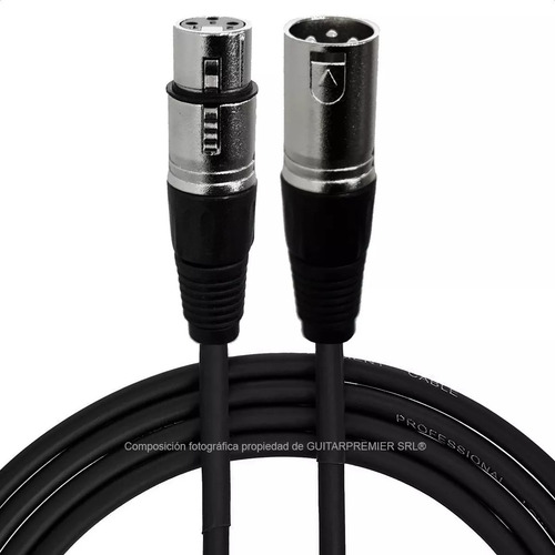 Combo 3 Pie De Microfono Jirafa 3 Cables Canon Garantia
