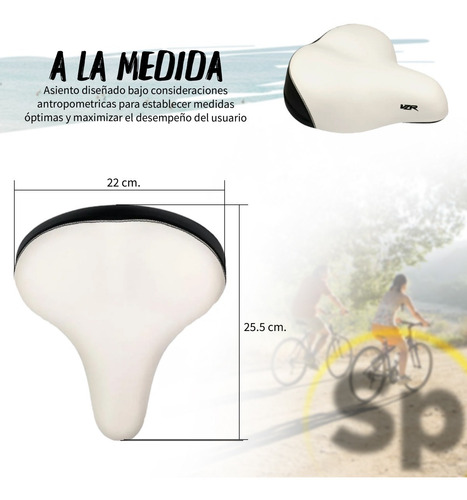 Asiento Para Bicicleta Vintage Diseño Ergonómico Prostatico
