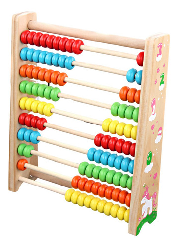 De Madera Para Niños Matemáticas 10 Filas Para Juguetes