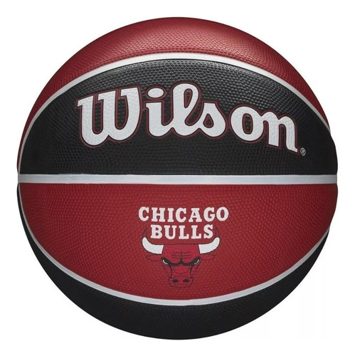 Balón Basketball Wilson Nba Team Chicago Bulls #7 + Aguja