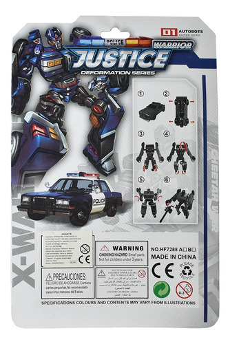 Juguete Robot Con Coche Transformador Para Niños
