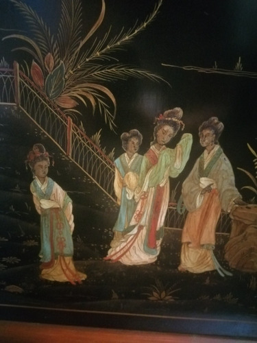 Imagen 2 de 6 de Antiguo Mueble Oriental, Tallado Hermoso, Único