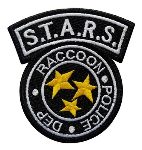 Parche Bordado Stars Raccoon City Police Department Stars