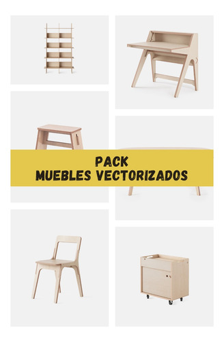 Pack Muebles Vectorizados