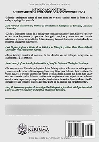 Metodo Apologetico Acercamientos Apologeticos..., De Morley, Br. Editorial Publicaciones Kerigma En Español